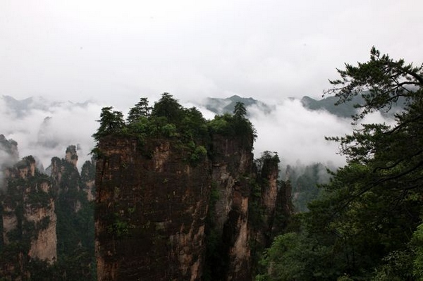 Zhangjiajie attractions: Shentangwan landscape pictures