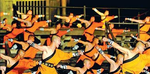 Behind the Scenic Scenes(Songshan Shaolin)