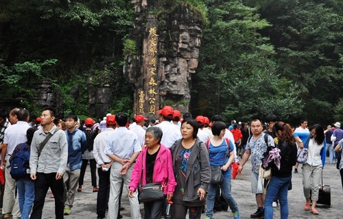 ZJJ Nationnal Forest Park Sold Tickets Nearly 100000