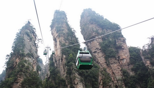 Huangshi Village Cableway Offered Low Price to Recept ZJJ Citizens