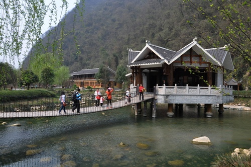 Blossoms and Willows Attract Tourists to ZJJ Yellow Dragon Cave