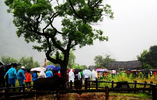 ZJJ Huanglong Cave Recived 7000 People on the First Day May