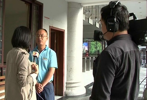 The 1st Time of Hunan Satellite TV Entered ZJJ Wulingyuan