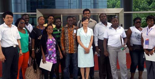 African Guests Survey Service Outsourcing Industry in Changsha