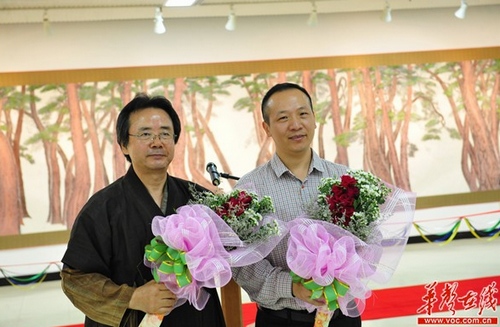 Yuelu Academy Holds Sino-Korea Painting and Calligraphy Exhibition