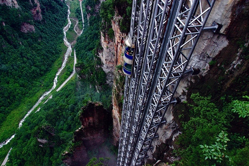 Zhangjiajie Dragon Ladder Security Equipment Put into Use