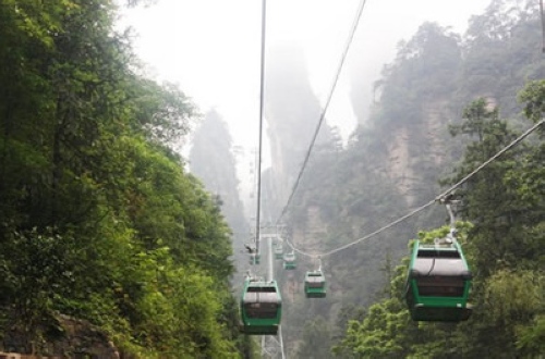 ZJJ Huangshi Village Adopted New Ropeway Technologies