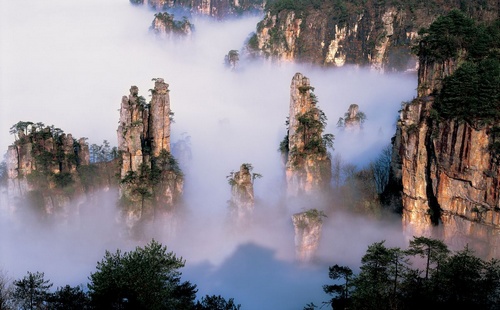 Rare Geological Landscape Relics in ZJJ Wulingyuan