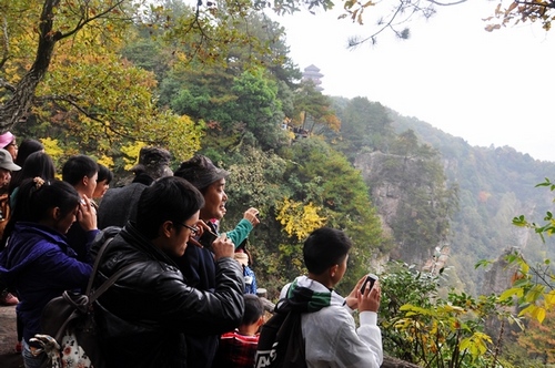Southeast Asian Tourists Favor in Zhangjiajie Autumn