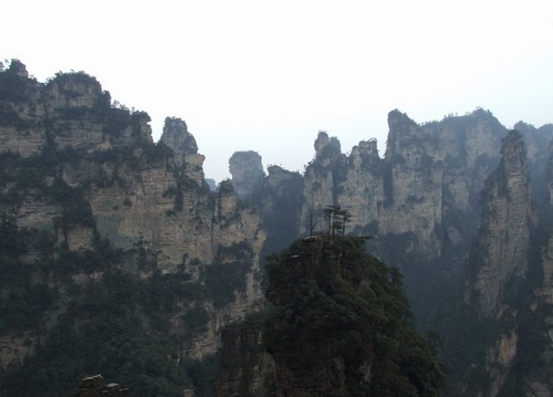 Wulingyuan Yangjiajie Peak Walls become an Appealing Landscape