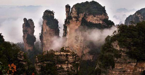 Zhangjiajie park:Great Walls of Nature