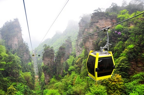 Yangjiajie Cableway Operation Had a Fine Situation