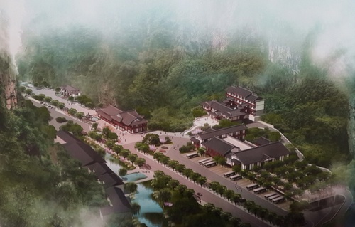 Zhangjiajie Baofeng Lake has Entrance Environment Quality Upgrade