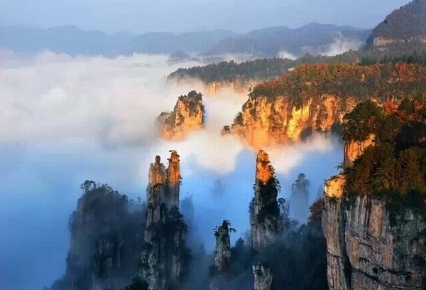 Zhangjiajie Beautiful Pictures are appreciated online