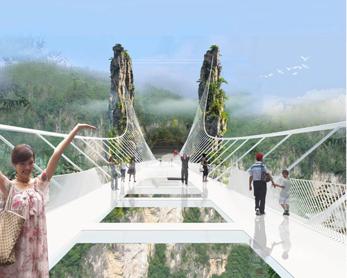 World's Longest and Highest Glass Bridge to Open in ZJJ Grand Canyon