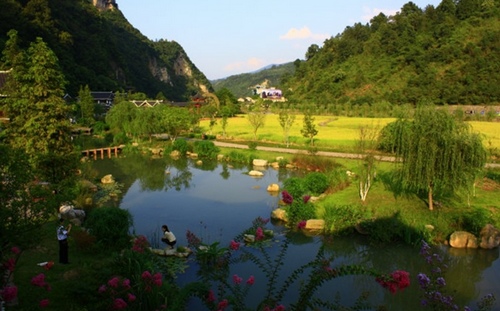 Zhangjiajie Wulingyuan Scenic Area Pastoral Scenery