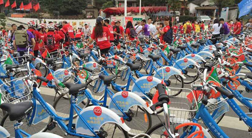Public Bike Rental Service Open to Changsha Citizen