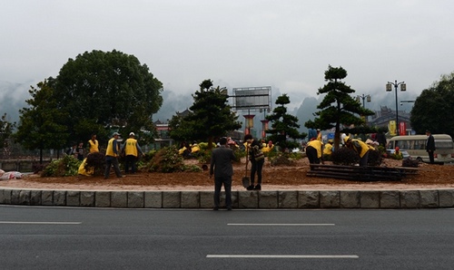 Zhangjiajie spruced up to meet the Mid-Autumn Festival and National Day