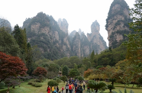 Zhangjiajie Late Autumn Scenery is enchanting