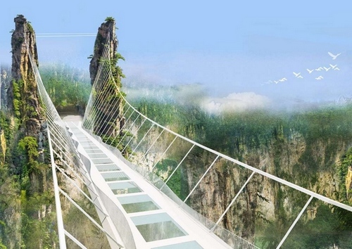 Global Media Pays Attention to Zhangjiajie Grand Canyon Glass Bridge