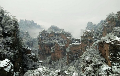 ZJJ Yang Jiajie Snow “Great Wall” has Intoxicated Landscape
