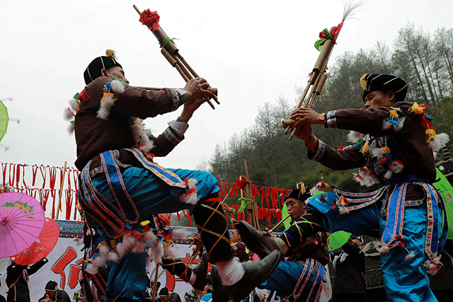 Lusheng Concert Held to Celebrate Harvest