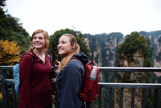 Zhangjiajie winter beauty, Attracting many "Waiguoren"