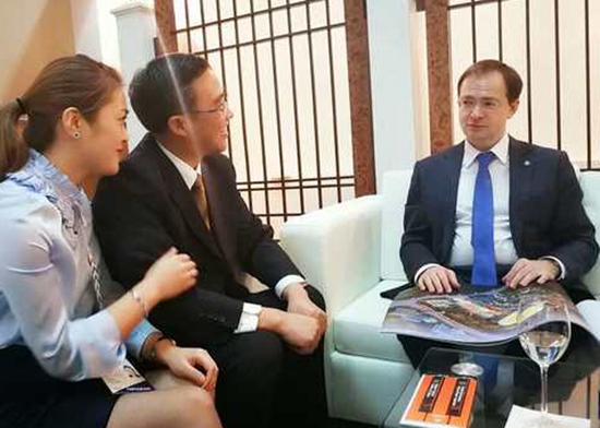 Russian Culture Minister Meets with Zhangjiajie Circus City