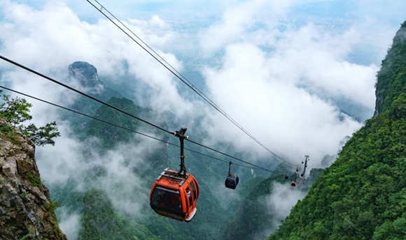 Tianmenshan cableway will be out of service and accept annual inspection