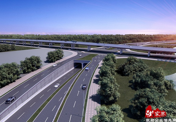 Zhangjiajie Dayong Overpass began construction on May 6
