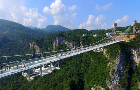 World's Highest Bungee Jump Platform on Zhangjiajie Glass Bridge
