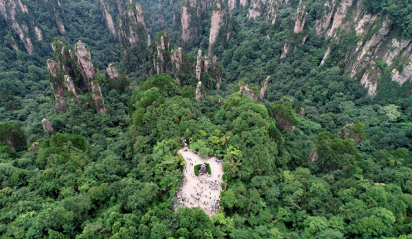 A Picturesque Natural Scene in Zhangjiajie