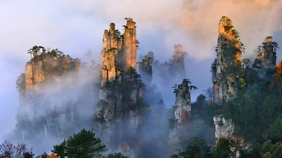 Zhangjiajie national forest park entrance fee fell to 225RMB