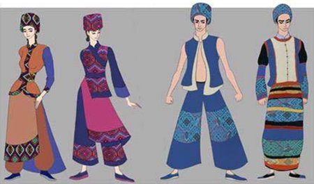 Headcloth Custom of Tujia Nationality-Mengpa
