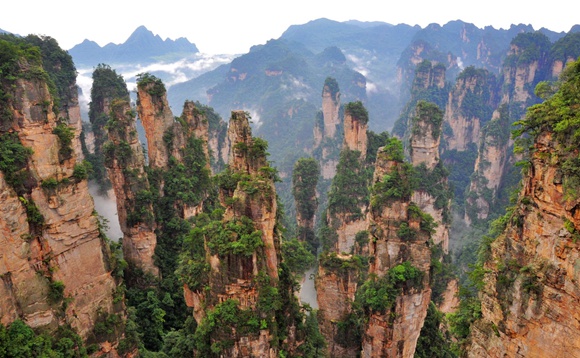 China's most Beautiful Five Peak Forest