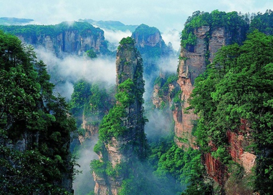 6D5N Golden Route-Avatar park and Tianmenshan and Grand canyon & Glass bridge and Furong and Fenghuang