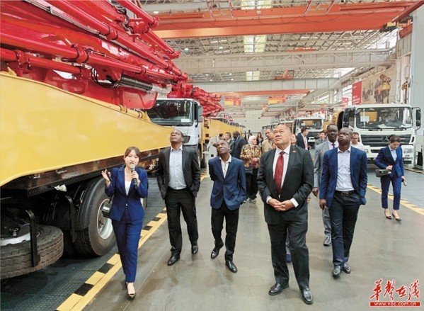 Foreign Guests Visit Sany Group Changsha Industrial Park