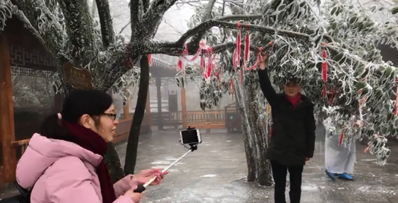 Zhangjiajie a white wintry wonder after cold front